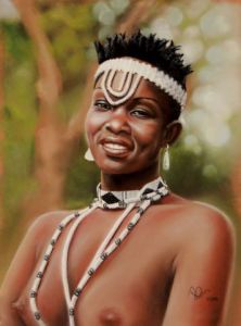 Voir le détail de cette oeuvre: Danseuse du Botswana